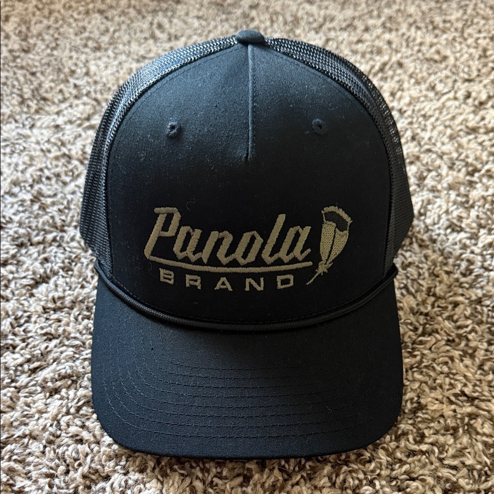 Panola Brand Black Trucker Hat